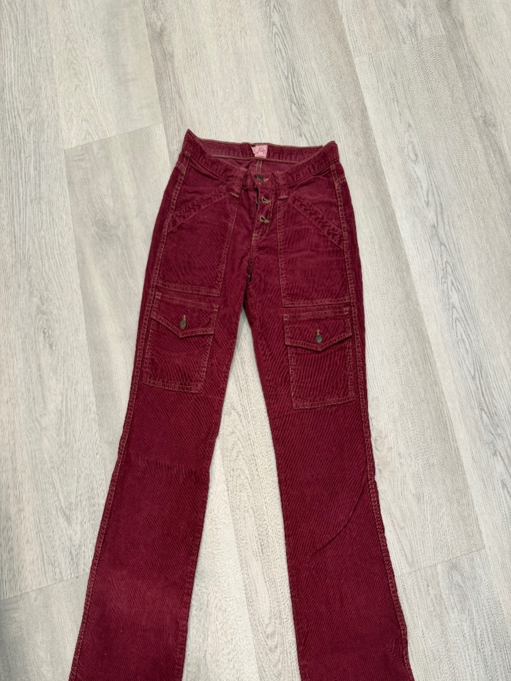 Joie burgandy cord jeans
